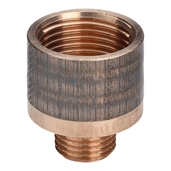 Футорка удлиненная бронзовая НР 3/4" х 1/2" ВР Viega Футорка удлиненная бронзовая НР 3/4" х 1/2" ВР Viega