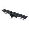 Трап для душа с порогами  Alcaplast APZ1BLACK-650, без решетки