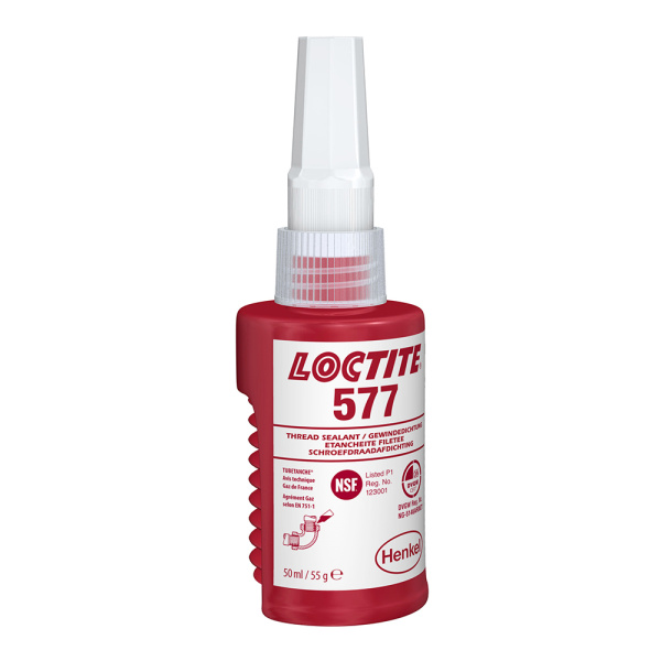 Loctite 577, 50 мл. Резьбовой герметик фиксатор средней прочности