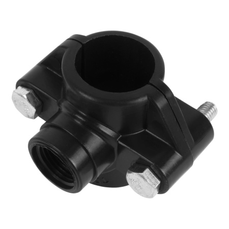 Хомут пластиковый для врезки в трубу 32 х 1/2" ВР Unidelta