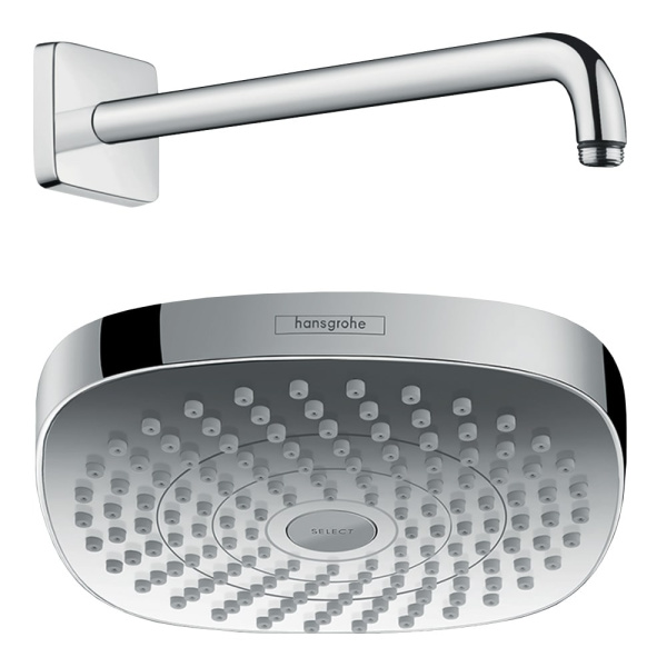 Душевая система скрытого монтажа с термостатом Hansgrohe Ecostat E