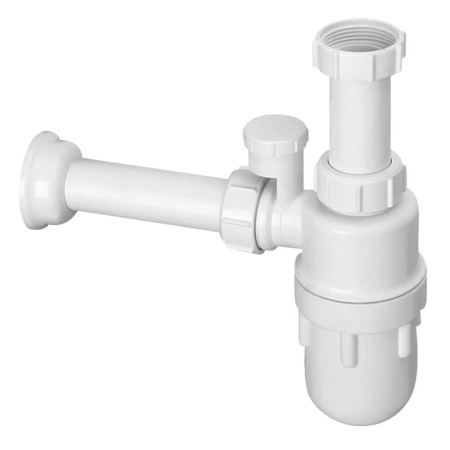 Полусифон для умывальника McALPINE 1 1/4" х 32 мм с воздушным клапаном