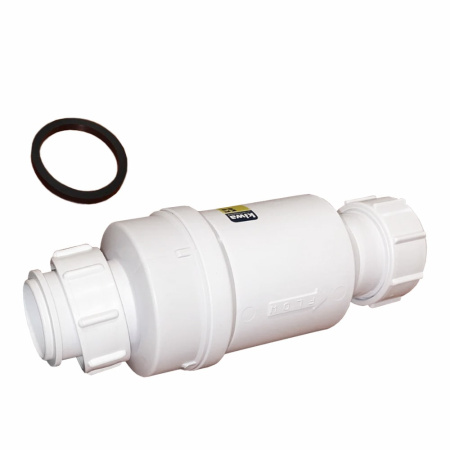 Сифон McAlpine MACVALVE-17 с сухим затвором 50 мм и накидной гайкой 1 1/4