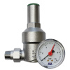 Регулятор давления 1/2" НР/ВР с боковым манометром и американкой Millennium