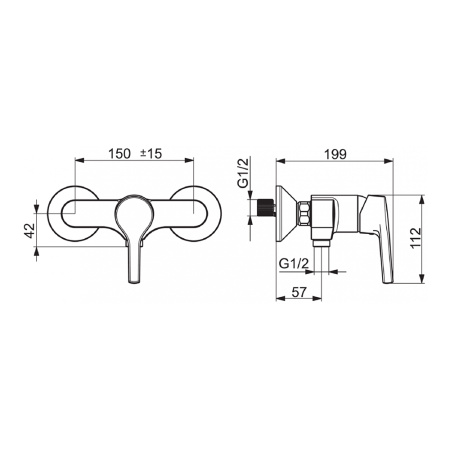 Смеситель для душа Oras Saga Style 3963HY