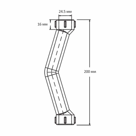 Обвод ПП 25 мм раструбный Aquapipe