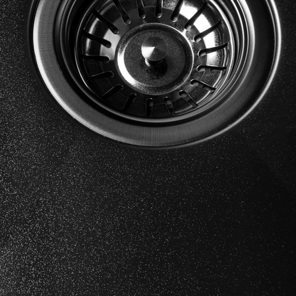 Мойка кухонная ARFEKA ECO AR Чёрная матовая (600 х 500 х 200 мм)