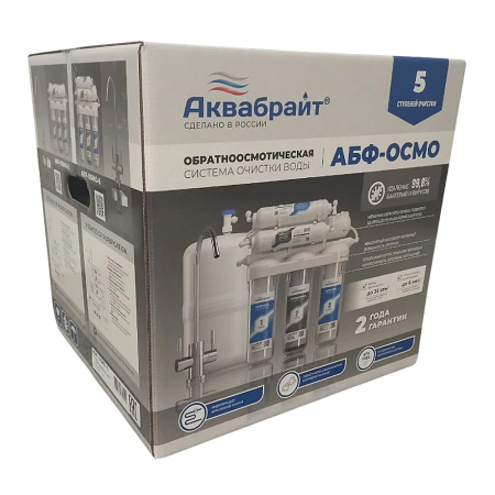 Система очистки воды с обратным осмосом Аквабрайт АБФ-ОСМО-5