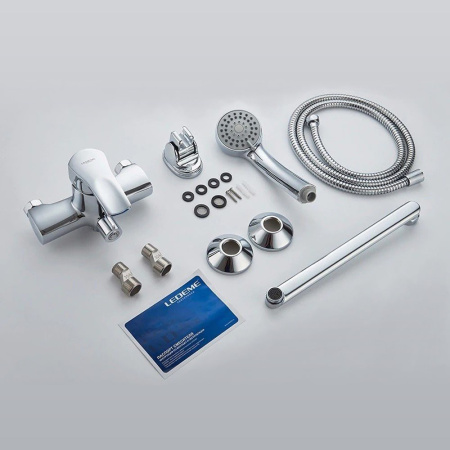 Смеситель для ванны Ledeme L2264 с длинным изливом