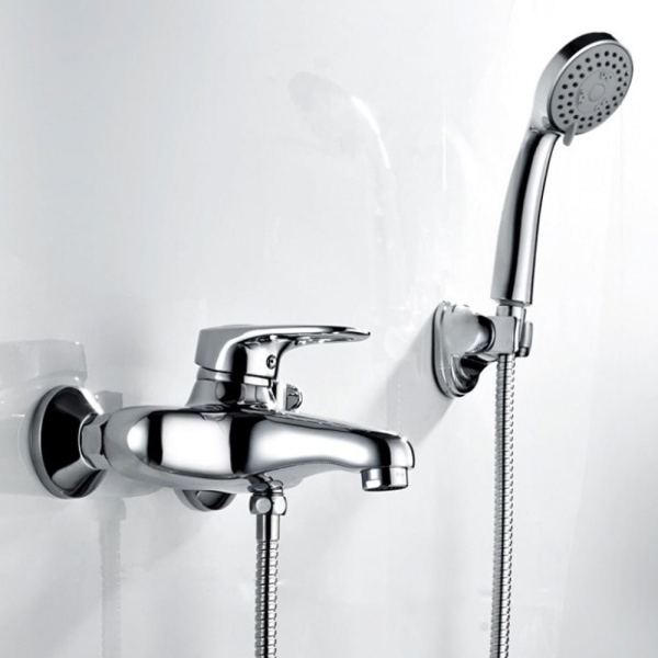 Смеситель для ванны Frap F3201 с коротким изливом хром