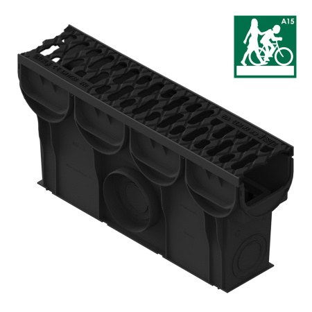 Пескоуловитель пластиковый сборный Basic 500 х 133 х 250 мм Standartpark
