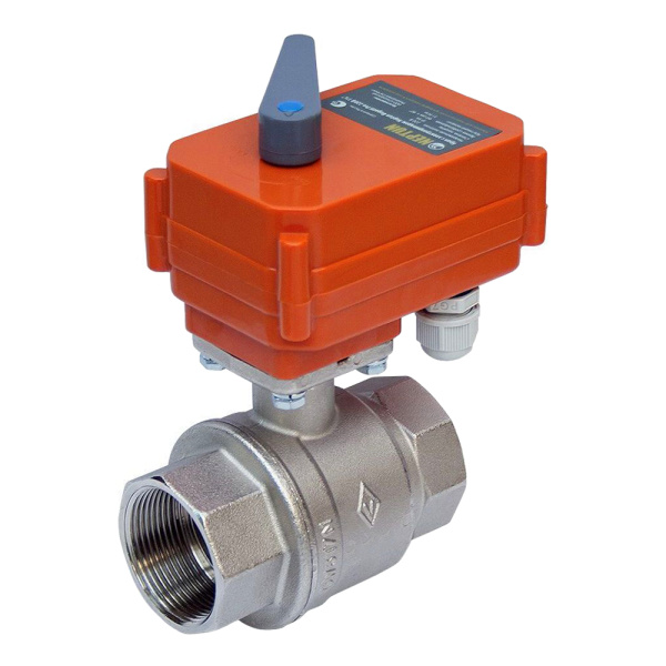 Кран шаровой с электроприводом 1"1/2 Neptun Bugatti Pro 220B, Италия