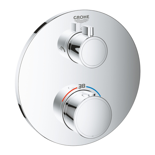 Термостатический смеситель скрытого монтажа для душа Grohe Grohtherm 24076000 Термостатический смеситель скрытого монтажа для душа Grohe Grohtherm 24076000