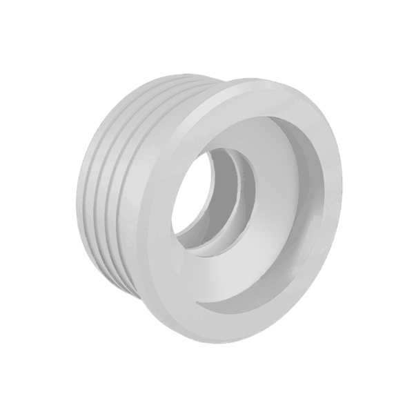 Манжета переходная резиновая 40 х 25 мм белая Симтек