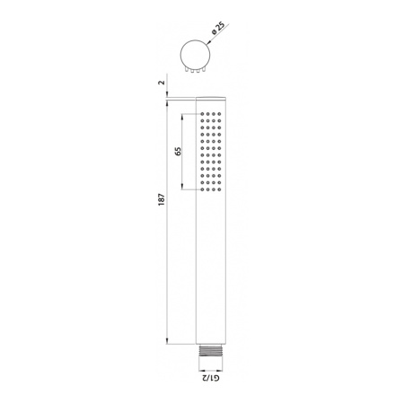 Душевая система Omnires SYSMICROCR 