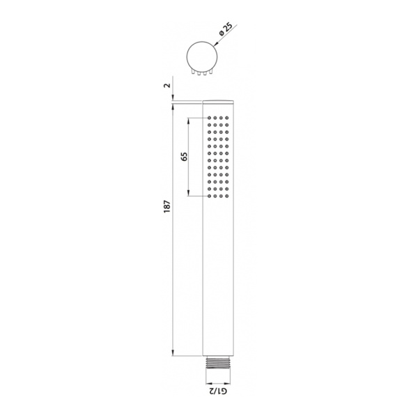 Душевая система Omnires SYSMICROCR 