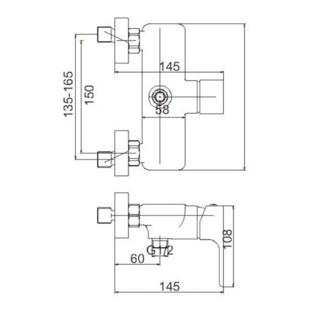 Смеситель для душа Gerhans K12015