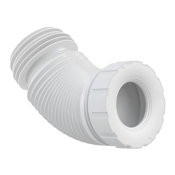 Труба гофрированная для выпуска унитаза короткая 230 мм Alcaplast A97SN Труба гофрированная для выпуска унитаза короткая 230 мм Alcaplast A97SN