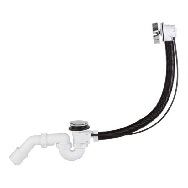 Сифон для ванны автомат с переливом STYRON арт. STY-536-A-K Сифон для ванны автомат с переливом STYRON арт. STY-536-A-K