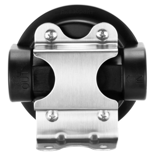 Магистральный фильтр из нержавеющей стали с пластиковой крышкой Аквабрайт 1/2" АБФ-НЕРЖ-12- ПЛ 10SL