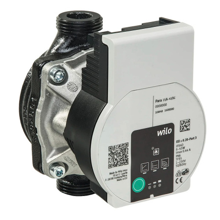 Насос циркуляционный WILO Para 15-130/6-43/SC-12 без гаек
