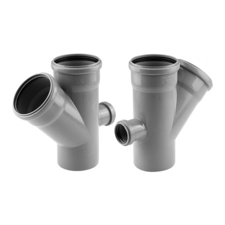 Крестовина канализационная Ростурпласт 110 х 110 х 50 мм 45°