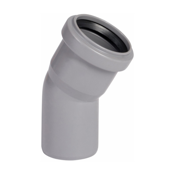 Угол для внутренней канализации 50 х 30° Wavin