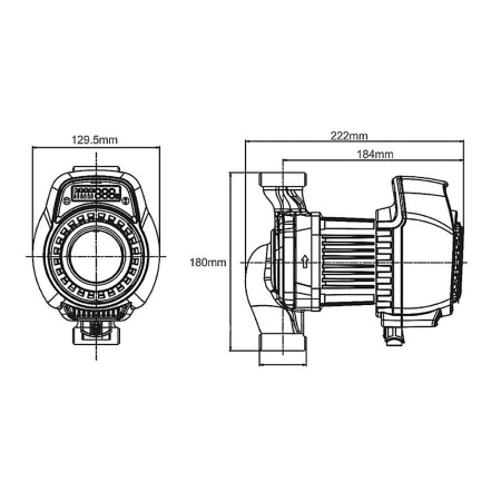 Насос циркуляционный IBO MAGI MAX 32-100/180