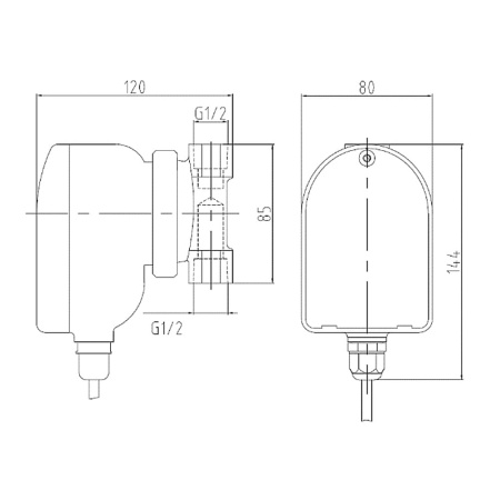 Насос циркуляционный для ГВС A&P COMFORT-HWH15-1.5
