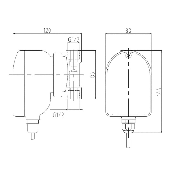 Насос циркуляционный для ГВС A&P COMFORT-HWH15-1.5