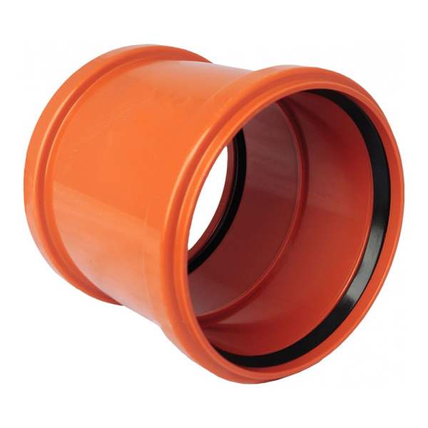 Муфта двухраструбная KGMM 110 мм наружной канализации Ostendorf