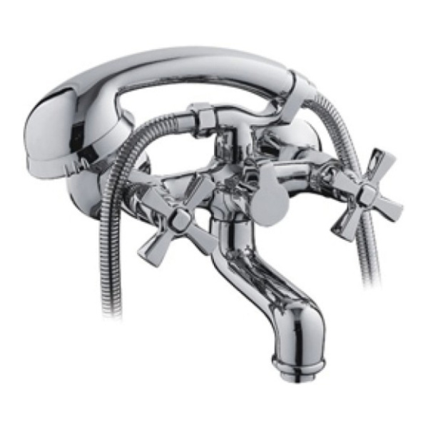 Смеситель для ванны двухвентильный Gerhans K13013 с коротким изливом