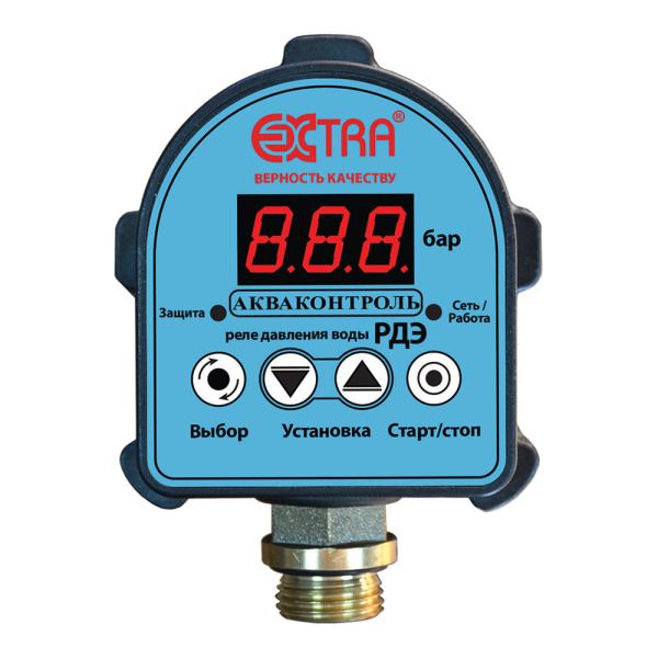 Электронное реле давления воды для насосов РДЭ Акваконтроль