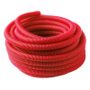 Труба гофрированная (пешель) 44 мм х бухта 10 м, красная, РБ