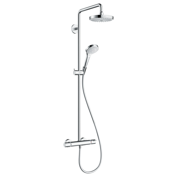 Термостатическая душевая система Hansgrohe Croma Select S 180 2jet 27253400