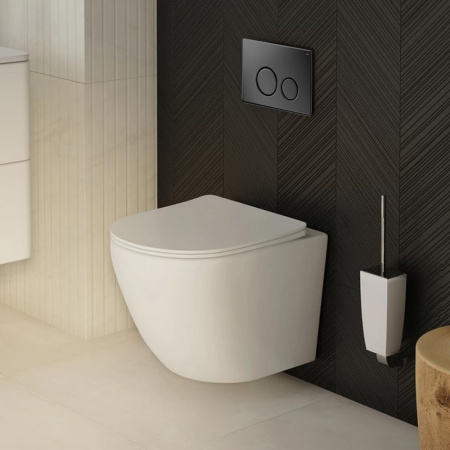 Инсталляция IDDIS Profix комплект с подвесным унитазом Blanco и кнопкой Unisteel