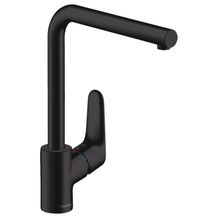 Смеситель для кухонной мойки, 280 Hansgrohe Focus M41 31817670 черный