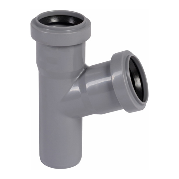 Тройник для внутренней канализации 50 х 50 мм 67° Wavin Тройник для внутренней канализации 50 х 50 мм 67° Wavin