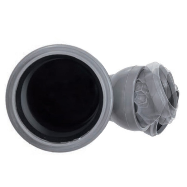 Тройник - переход с плавной регулировкой 45° - 88° DN 110/50 Airfit