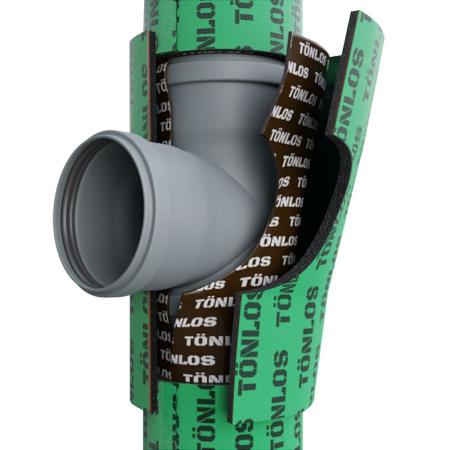 Комплект Шумоизоляции для канализационных труб диаметром 160-200 мм (до 3,2 м) TONLOS PIPE PRO UNIVERSAL