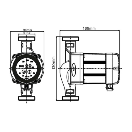 Насос циркуляционный IBO BETA 2 25-60/130 BR Насос циркуляционный IBO BETA 2 25-60/130 BR